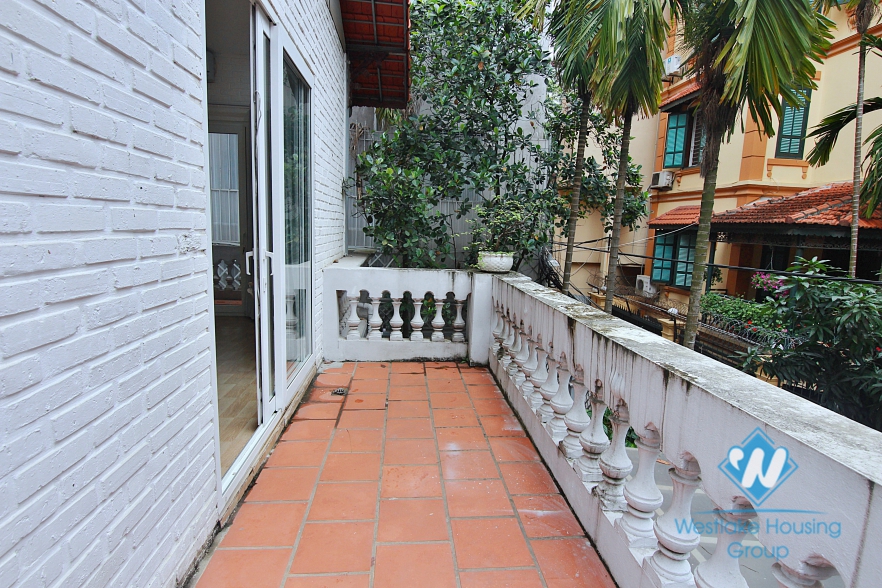  Spacious 4-bedroom house with big balcony for rent on To Ngoc Van street